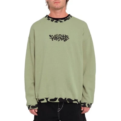 Volcom Zephyr Crew Sweatshirt - Green Tea - Bild 1 von 2