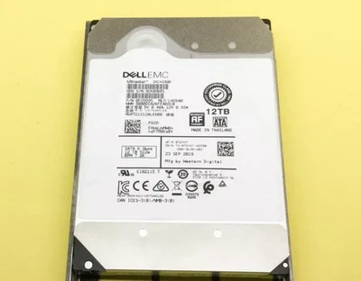 T2YHT 0T2YHT DELL 12TB 7.2K SATA 6Gb/s 512e 3.5'' HDD Hard Drive 14/15/16G KIT - Image 1 of 4