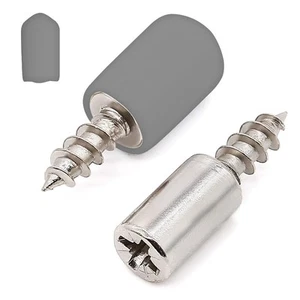 Picchetti per Scaffale, Viti di Supporto in Laminato per Armadio, 50 Pezzi (Grigio) - Foto 1 di 7