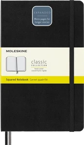 Moleskine - Classic Expanded Squared Paper Notebook - Hard Cover and Elastic Clo - Picture 1 of 8
