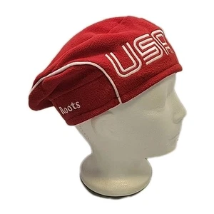 Boina de Colección Roots 2006 Equipo Olímpico de Invierno EE. UU. Gorro Rojo S/M - Imagen 1 de 10