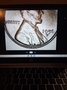 1956 D/D Mint Error Wheat Penny. RPM-002 Wheat Penny Error Coin - Picture 1 of 3