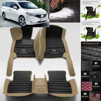 For Nissan Quest Car Floor Mats  Custom Luxury Front & Rear Auto Carpets Liners - Image 1 of 4