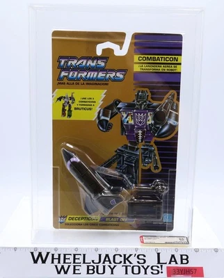 Blast Off AFA GRADED 85 85/85/90 G1 Transformers Spain 1990 Hasbro NEW SEALED - Image 1 of 4