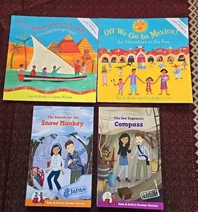 Little Passports Books 2 Scooter Stories, 2 Adventure Stories - Imagen 1 de 2