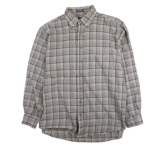 Camicia vintage Pendleton lana caminetto con bottoni taglia XL lunga - Foto 1 di 4