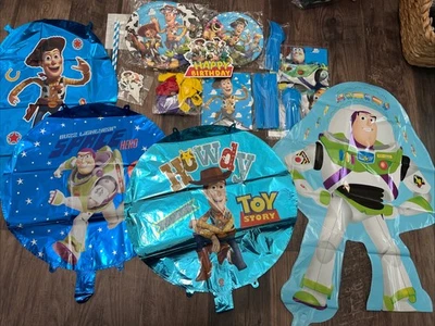 Toy Story Birthday Party Supplies Decorations Balloons Banner Plates Utensils - Image 1 of 4