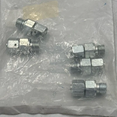 Parker Flareless Bite-Type Tube Swivel Connector: 1/4" BSPP, 8 mm Tube OD - Image 1 of 4