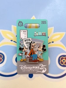Disney Parks Limited Release Disney Nurses Day 2025 Pin Goofy Mickey Minnie - Picture 1 of 2