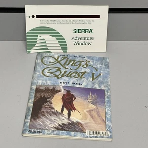 King's Quest V Hint Book Roberta Williams Sierra 1991 USA And Pc Game - Picture 1 of 8