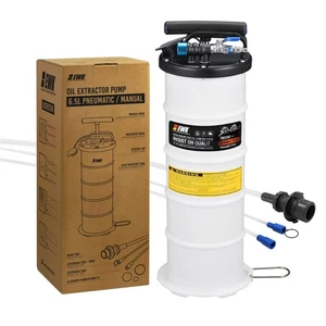 EWK 6,5L Estrattore Olio Pneumatico/Manuale, Pompa Cambio Olio per Fluidi Auto - Foto 1 di 7