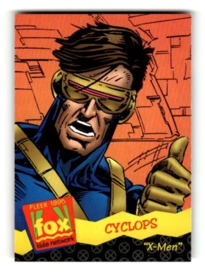1995 Fox Kids Network X-Men Collectible Trading Card #92 Cyclops - Image 1 of 4