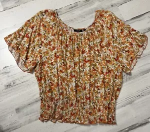 Apt. 9 Women's Long Sleeve Floral Patterned Blouse Multicolor Size Medium - Picture 1 of 5