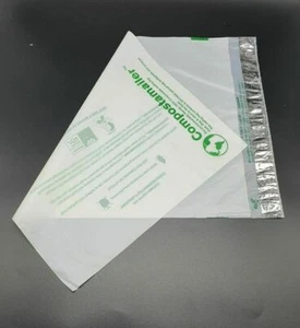 13.9" x 19.6" 350 x 500mm Compostamailer™ Compostable Mailing Bag Natural 40mu - Picture 1 of 5