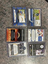 Justin Herbert , Quentin Johnston Rookie Patch & More LA Chargers Football Cards