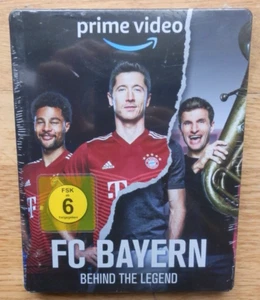 PRIME VIDEO: FC BAYERN "Behind the Legends" (Limited Steelbook), DVD, Neu & OVP! - Imagen 1 de 2