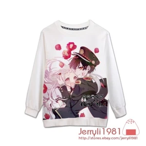 Toilet-bound Hanako kun Yahiro Nene Yugi Amane Anime white sleeve sweat shirt 2 - Picture 1 of 3