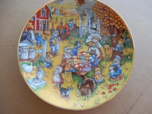 VINTAGE FRANKLIN MINT BILL PURR-CUSSION SECTION FINE PORCELAIN COLLECTORS PLATE - Picture 1 of 3