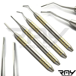 4er Set Parodontal Periotom Scaler Band Atraumatische Extraktion Dental Werkzeug - Bild 1 von 5