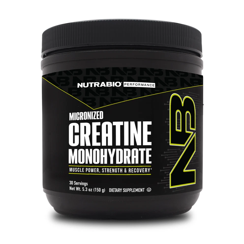 NUTRABIO CREATINE MONOHYDRATE POWDER Micronized Muscle Strength Power 150 Grams - Изображение 1 из 2