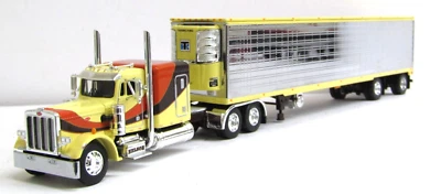 Remolque frigorífico Peterbilt 359 DCP 68-2063 Nelson serializado cromado 1/64 nuevo Foto 1 de 4