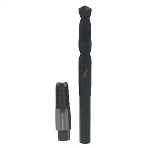 Drill America 3/8" Kohlenstoffstahl NPT Rohrgewindebohrer & 37/64" Schnellarbeitsstahl Bohrereinsatz - Bild 1 von 7