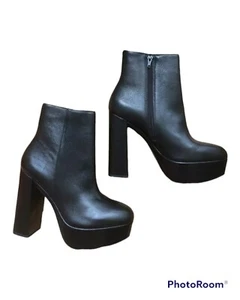 Superbes Bottines en Cuir Compensées SAN MARINA pointure 39 Talons 13 cm - Imagen 1 de 6