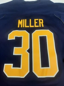 🏒BUFFALO SABRES #30 RYAN MILLER NHL HOCKEY JERSEY MENS M - Picture 1 of 9