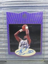 1997-98 SP Authentic Karl Malone Sign Of The Times Auto Autograph #KM Utah Jazz