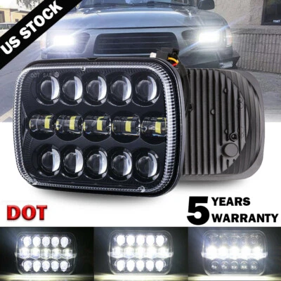 RIDROID 5x7" 7x6'' LED Headlight with H4 Harness for 95-97 Toyota Tacoma & 88-95 Pickup