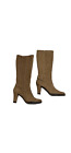 NWT A2 By Aerosoles Money Role Taupe Comfort High Boots Size 8.5