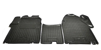 Rubber Carmats for Renault Trafic II 2002-2013 All Weather FRONT Floor Mats - Image 1 of 4