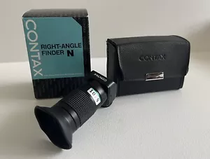 Contax Right Angle View Finder W/case Box For N1 645 From Japan Excellent - Picture 1 of 8