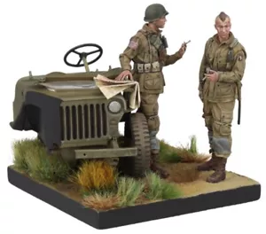 Escala 75 101st Screaming Eagles 2 figuras + kit de resina sin pintar base Segunda Guerra Mundial 1/35th - Imagen 1 de 5