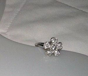 DAMEN KRISTALLE & STERLINGSILBER RINGE MODESCHMUCK GR: 7 COOLES GESCHENK - Bild 1 von 12