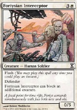 FORIYSIAN INTERCEPTOR FOIL Time Spiral MTG Magic the Gathering Cards DJMagic
