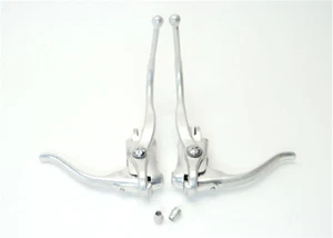 DIA-COMPE 05 76 QR BICYCLE NON AERO DROP BAR SAFETY BRAKE LEVERS 23.5 MM CLAMP - Picture 1 of 2