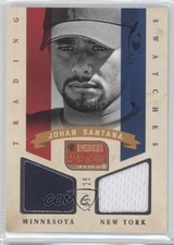 2013 Panini America's Pastime Trading Swatches /125 Johan Santana #TS-JS