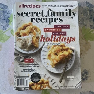 SECRET FAMILY RECIPES Allrecipes Publication - Timeless Holiday Favorite Recipes - Picture 1 of 1