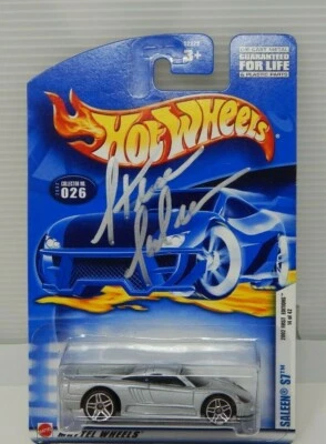 Hot Wheels Collector No. 026 Saleen S7 Firmado por Steve Saleen 2002 Primera Edición Foto 1 de 2