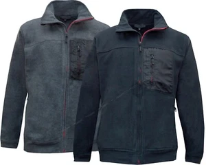 New Mens Anti Pill Polar Fleece Jacket Full Zip Winter Casual Work Wear S - 3XL - Picture 1 of 4
