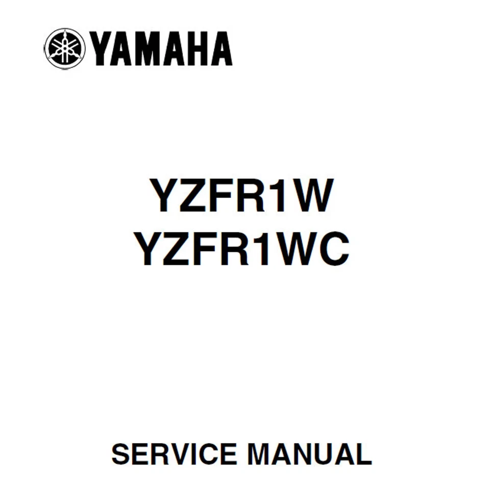 Workshop Manual for Yamaha YZF-R1 2007-2008 - Image 1 of 1