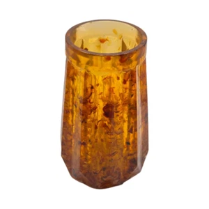 Vase Decorative Handmade for Flowers Epoxy resin and Amber USA KIZIMA - Picture 1 of 3