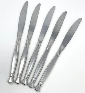 Oneida ACT II 2 Satin Würfel Edelstahl Besteck 9,25" Dinner Messer 5er Set - Bild 1 von 8