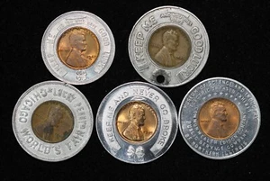 Encased/Good Luck Lincoln Wheats OTQ2550/BN - Picture 1 of 2