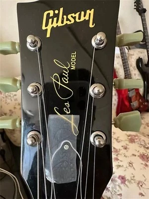 Calcomanías adhesivas para cabezal de guitarra eléctrica Gibson Les Paul 3 piezas transferencia UV Foto 1 de 3