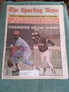 The Sporting News March 27, 1982 HOFer Ozzie Smith/Padres Gary Templeton - Picture 1 of 2