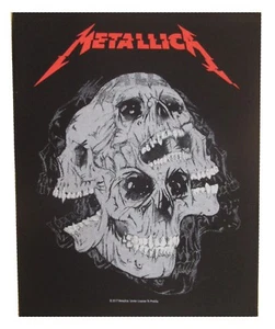 Metallica dossard patche dorsal officiel licence patch à coudre grand - Picture 1 of 2