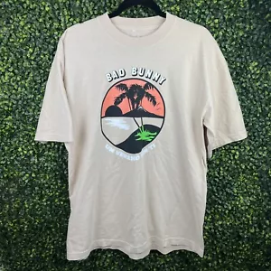 Authentic Bad Bunny Un Verano Sin Ti Safari Tan Tee OFFICIAL MERCH Sz M - Picture 1 of 3