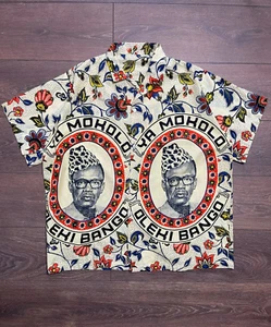 80s Vintage Congo Handmade hawaiian Colorflut shirt - Picture 1 of 13